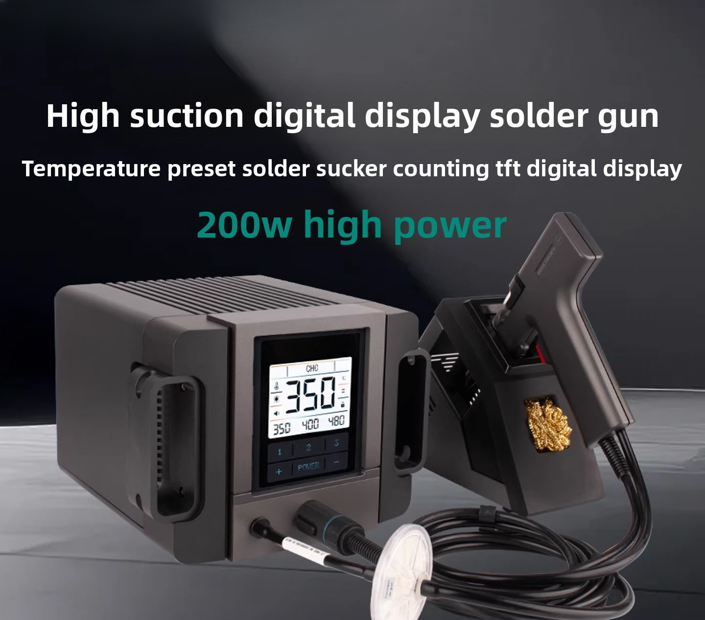 Elektrische Ontsoldeerpomp 200 - Desoldering Pump Electric Vacuum Station recensie en prijs